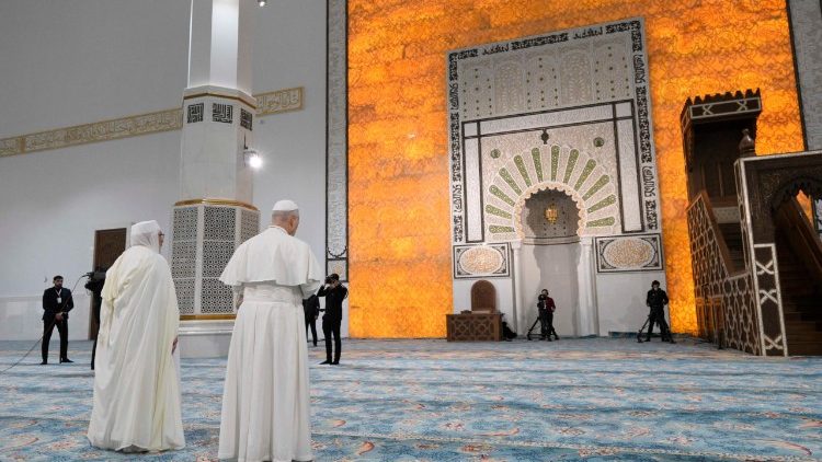 Papa alla grande Moschea di Algeri